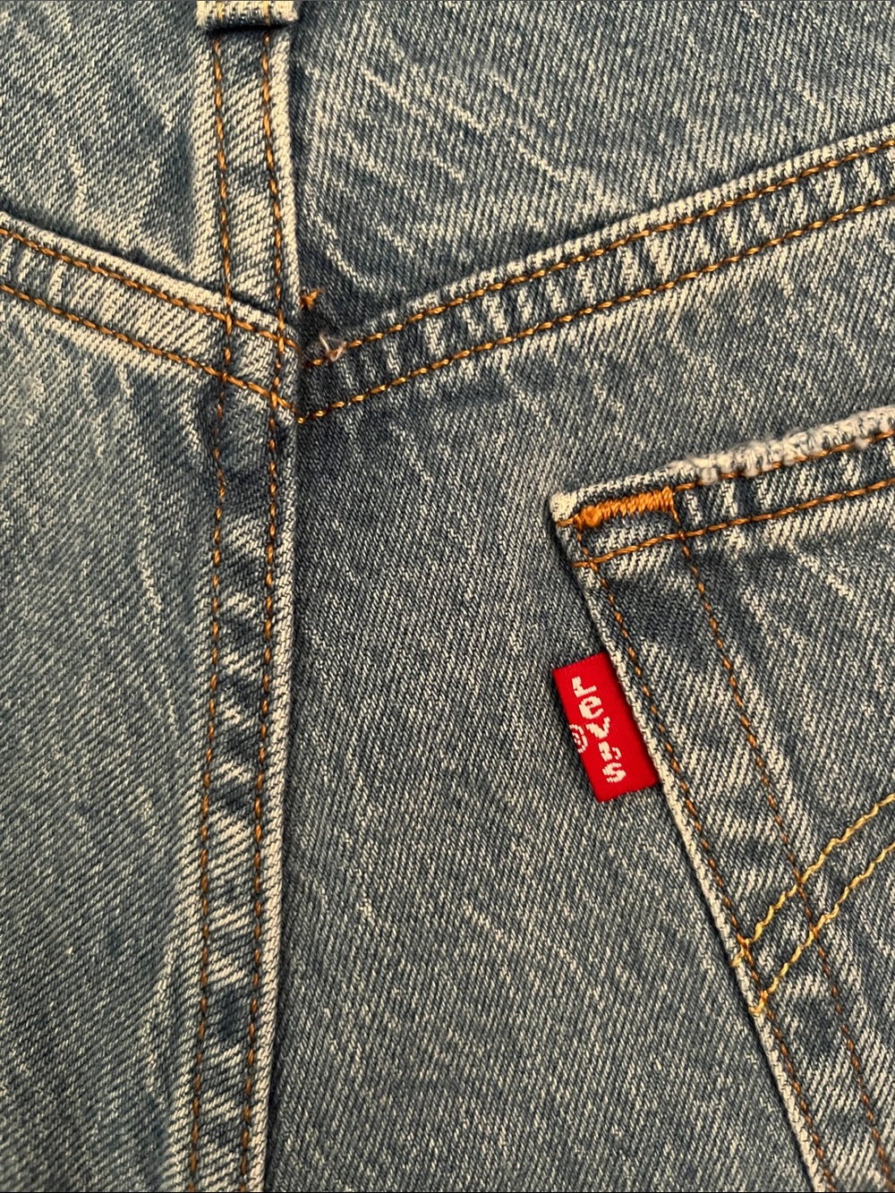 NWT Levi’s 501 Original Denim Shorts Stretch - Picture 9 of 10